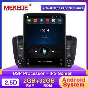 MEKEDE TS Android9 1G + 16G <span class=keywords><strong>Quad</strong></span> Core reproductor de DVD de coche para asiento <span class=keywords><strong>Ibiza</strong></span> 6J 09-13 Radio estéreo de Audio SWC GPS WIFI BT IPS DSP 2.5D - Product Image 3