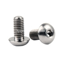 Usine BJCJTi Fourniture GR5 M2 M3 Vis à tête bouton hexagonale en titane avec système impérial et métrique pour l'industrie