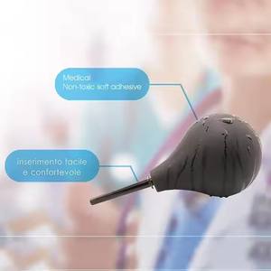 Lavman ampul Anal Douche su çıkış delikleri ile Anal temizleyici kiti Anal Plug tasarım kullanımlık Anti geri akış lavman Douche - Product Image 2