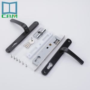 Quincaillerie en aluminium Serrures de porte et poignée et corps de serrure de bonne qualité Profil européen Cylindre de serrure Clé Ventes au prix de gros - Product Image 1