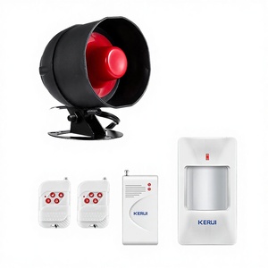 Kit de Altavoz con Wi-Fi Tuya, Sirena de <span class=keywords><strong>Alarma</strong></span> de Seguridad de 110dB, Sensor de Rotura de Vidrio, Fácil Instalación, Sistema de Seguridad para el Hogar - Product Image 2