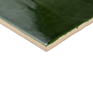Piastrella Creta 13 Verde Scuro 13x13 Cm Lucida con Bordi Irregolari - Product Image 3