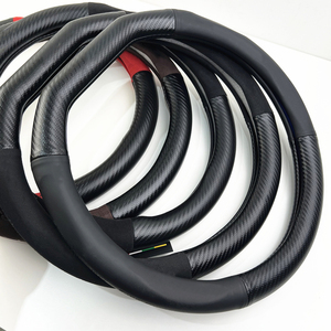 Cubierta de <span class=keywords><strong>volante</strong></span> de coche de cuero genuino para BMW F10 accesorios de coche compatibles con los modelos <span class=keywords><strong>A4</strong></span> y A6 - Product Image 2