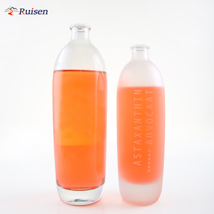 Glaçage vide personnalisé 500ml Bouteilles <span class=keywords><strong>en</strong></span> verre de vin bon marché Bouteille <span class=keywords><strong>en</strong></span> verre de vin de glace avec joint à vis - Product Image 1