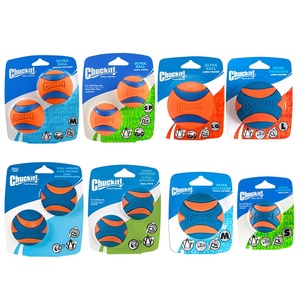 Jouet pour chien Petmate, balle en caoutchouc <span class=keywords><strong>Chuckit</strong></span> Classic, jouet interactif résistant aux morsures, sonore, pour promener les chiens, jouets à lancer - Product Image 2