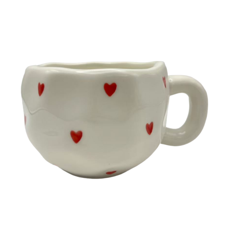 Red heart-shaped
