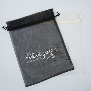 Vente en gros de sacs en organza sur mesure extra larges 35x50 - Product Image 2