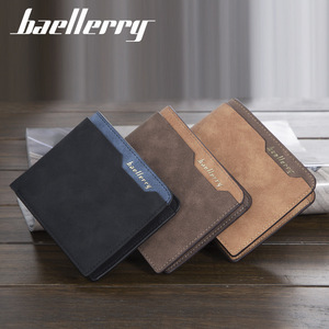 Baellerry <b>Men's</b> Slim <b>Wallet</b> Pu Leather Multiple Card Slots Casual Everyday Use - Product Image 4