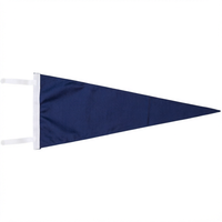 Drapeau triangulaire suspendu personnalisé en feutre, imprimé numériquement, écologique, de haute qualité, promotionnel et fait main, pour la vente en gros