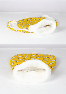 Sac de couchage pour chat en peluche solide, écologique et doux, lit pour animaux de compagnie chaud pour l'hiver avec un design mignon pour les chatons et les chiens de petite <span class=keywords><strong>race</strong></span>, carton - Product Image 4