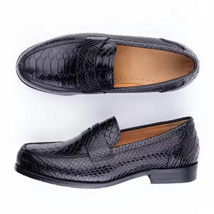 High Quality Genuine Leather <b>Waterproof</b> Men's <b>Shoes</b> Handmade Custom Comfortable <b>Slip</b>-<b>On</b> Trendy for Casual Daily Wear Weddings - Product Image 2