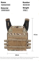 Gilet tactique en nylon 1000D neuf 2025 - Imperméable, respirant, personnalisable, professionnel, réglable, durable pour le camping et la randonnée