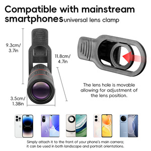 Mobile Lens 64x25 Telescopic Zoom Lens For Phone Photography Outdoor Birdwatching Concert Use - Product Image 5