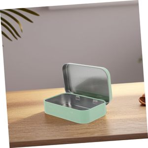 Boîte en métal rectangulaire personnalisée avec logo, boîte à cigarettes, boîte à bonbons, petite boîte en métal avec charnière - Product Image 6