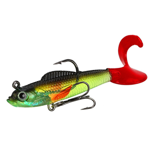 Señuelo de pesca suave de agua dulce, 9,5g, 90mm, cabeza de cebo para lubina y zapatilla - Product Image 4