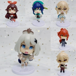Nuovi modelli di arrivo decorazione per la casa decorazione della torta in PVC <span class=keywords><strong>Anime</strong></span> Action Figure <span class=keywords><strong>Genshin</strong></span> impatto - Product Image 4