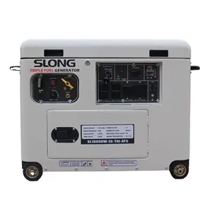 E.SLONG portable 8KW silent tri fuel seluruh rumah generator