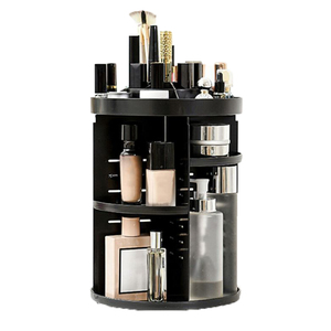 LMJ Haute Qualité Acrylique <span class=keywords><strong>Organisateur</strong></span> <span class=keywords><strong>De</strong></span> <span class=keywords><strong>Maquillage</strong></span> 360 Degrés Rotation Cosmétique Boîte <span class=keywords><strong>de</strong></span> Rangement Multifonction - Product Image 2