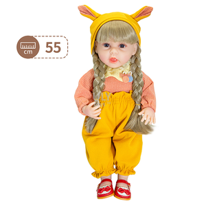 Yüksek Kaliteli 22 İnç Özelleştirilebilir Yeniden Doğmuş Vinil Bebek Oyuncak Modası Bebek Aksesuarları Güvenlik Özellikleriyle - Product Image 5