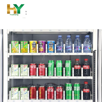 Distributeur automatique de boissons froides et de snacks avec élévateur, refroidissement par compresseur, options de paiement multiples pour centres commerciaux