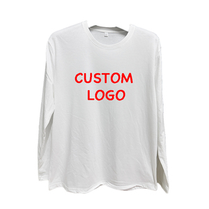 Prezzo a buon mercato di alta qualità Custom manica lunga T-Shirt abbigliamento da uomo vestiti in poliestere cotone nero Plain T-Shirt per gli uomini - Product Image 4