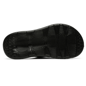 Nuova moda nera pantofole Spa spesse Sole per gli uomini morbida memoria riflettente Slide <span class=keywords><strong>sandali</strong></span> <span class=keywords><strong>camminare</strong></span> nel cielo rendere il vostro logo a buon mercato - Product Image 5