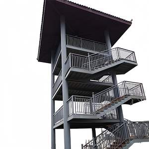 कस्टम विदेशी स्टील संरचना सर्पिल सीढ़ी - Product Image 4