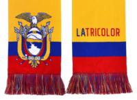 Bufanda de punto de alta definición HD de la selección nacional de fútbol de Ecuador de Flagnshow
