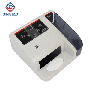 Nota falsa detector de notas falsas v10, portátil, contador de dinheiro, máquina de detecção de notas bancárias