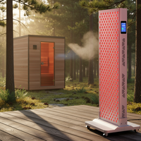 Appareil de thérapie par infrarouge proche pour le corps entier, sauna à lumière rouge OEM ODM, 660nm 810nm 850nm, panneau de thérapie LED pour la remise en forme