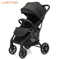 Poussette pliable légère écologique à 4 roues pour enfants/sécurité bébé enfants poussette