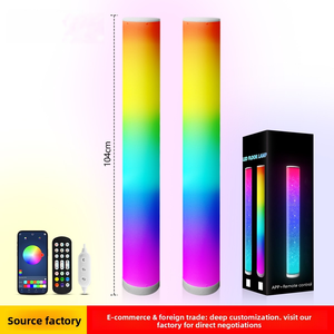 Lámpara de Pie LED RGB Inalámbrica con Sincronización a Música y Aplicación para Smartphone para Iluminación de Ambiente de Fiesta - Product Image 2