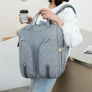 Bolsa <span class=keywords><strong>para</strong></span> mamá y bebé, multifuncional, plegable, de gran capacidad, tela Oxford, cierre de cremallera, almacenamiento impermeable <span class=keywords><strong>para</strong></span> bolso de hombro doble - Product Image 1