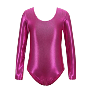 थोक लड़कियों जिम्नास्टिक प्रदर्शन नृत्य पोशाक लंबी आस्तीन लेओकार्ड लैटोर्ड रैइनस्टान लैटिन नृत्य पोशाक बच्चों के लिए - Product Image 1