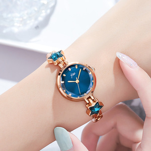 Conjunto de Joyería de Moda al por Mayor, Reloj de Cuarzo con Estrella Azul y Pulsera para Mujer, Caja Incluida - Product Image 1