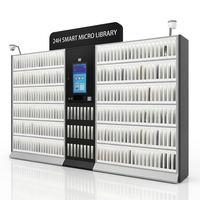 Meubles de bibliothèque HAUMR : Casier intelligent de libre-service 24h/24 pour livres, utilisation en intérieur et en extérieur, pour bibliothèques communautaires et micro-bibliothèques