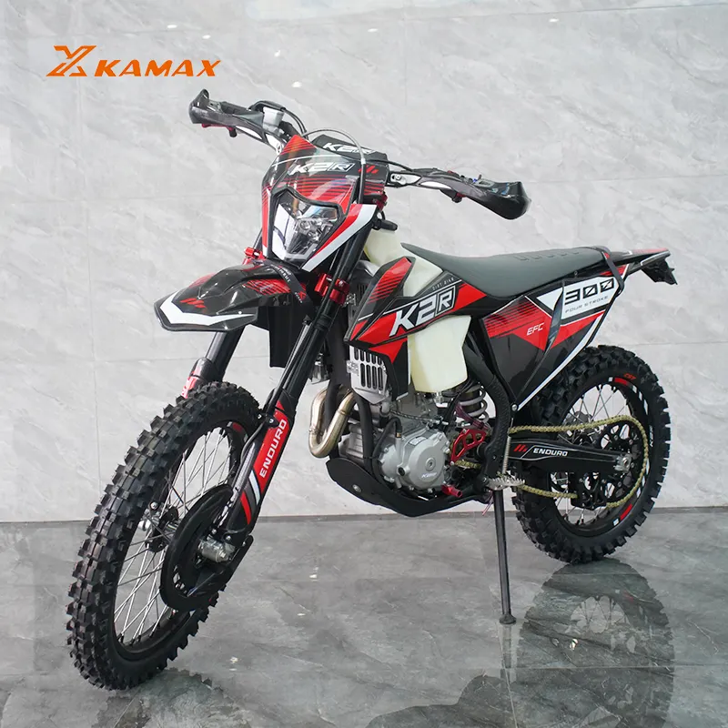 KAMAX 300NC Enduro moto 4 tempi raffreddamento ad acqua Gas Dirt bike moto cross 300cc dislocamento