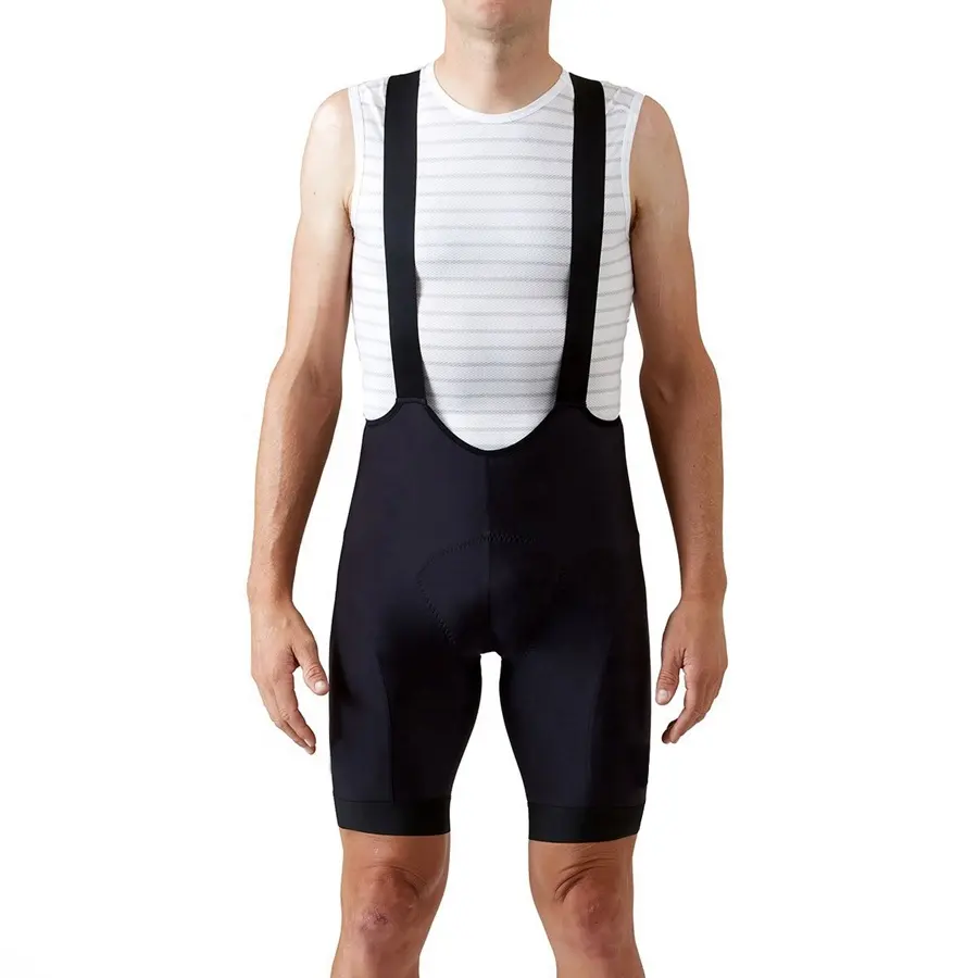 Rion — short à bretelles pour faire de vélo pour hommes, avec coussinet italien, short de Triathlon pour faire de la course de 7 à 8 heures