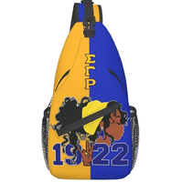 Nueva Mochila Bandolera Sigma Gamma Rho para Mujer, Deportiva, de Viaje, Gran Capacidad, Precio Bajo, Personalizable al por Mayor