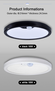 Csl0618ac tốt nhất bán hiện đại <span class=keywords><strong>LED</strong></span> trần ánh sáng cảm biến chuyển động chiếu sáng cho phòng khách chất lượng đảm bảo Trắng nhựa đèn cho - Product Image 6