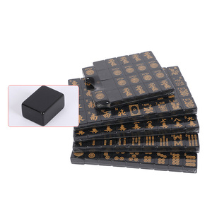 Mahjong Americano Moderno de 4 Niveles, Modelo Personalizado, 160 Fichas Acrílicas con Diseño de Leopardo y Tortuga, Portátil y Lujoso - Product Image 1