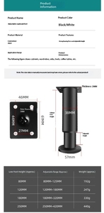 <span class=keywords><strong>Pieds</strong></span> <span class=keywords><strong>de</strong></span> <span class=keywords><strong>table</strong></span> surélevés, <span class=keywords><strong>pieds</strong></span> télescopiques, <span class=keywords><strong>pieds</strong></span> réglables, <span class=keywords><strong>pieds</strong></span> <span class=keywords><strong>de</strong></span> meuble, <span class=keywords><strong>pieds</strong></span> <span class=keywords><strong>de</strong></span> bureau, <span class=keywords><strong>pieds</strong></span> <span class=keywords><strong>de</strong></span> canapé, fixateur, tiges <span class=keywords><strong>de</strong></span> support - Product Image 6