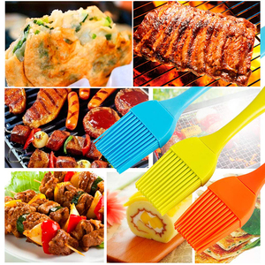 Brocha de Silicona para Asar con Mango de Plástico, Resistente al Calor, Reutilizable para Salsas, Aderezos y Carne - Product Image 6
