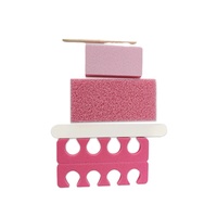 2025 Offres Spéciales prix bon marché jetable 5 en 1 Kit de pédicure violet pour salon de manucure Kits de pédicure et de manucure Salon utilisé