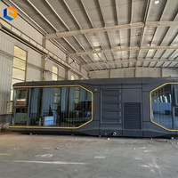 Maison capsule spatiale de luxe Volferda V9, 2 chambres, villa préfabriquée mobile en acier pour hôtel et complexe hôtelier