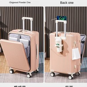 Nova 2025 Durável Portátil Bagagem Feminina Versão de Negócios Multi-funcional Trolley Grande Capacidade Terno Estudante Homens Na Moda - Product Image 4