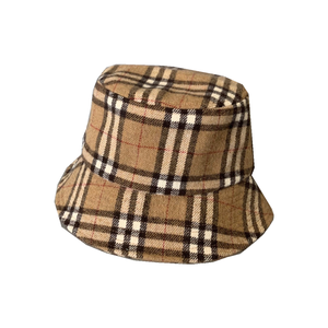 Vente en gros femmes chapeaux mode 2023 classique tartan plaid à carreaux pêche seau chapeau réversible <span class=keywords><strong>bob</strong></span> style britannique - Product Image 5