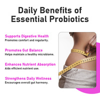 Probiotiques OEM pour femmes et hommes en comprimés – Favorise l'équilibre digestif, la santé des nutriments, l'équilibre du microbiome intestinal et le bien-être général