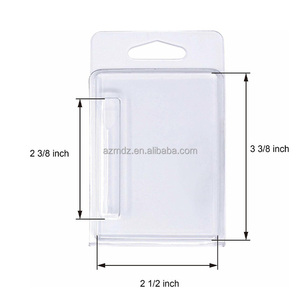 Eko dostu biyobozunur geri dönüşümlü özel boyut şeffaf sürgülü arabaları boş 0.5ml 1ml 2ml 3ml kapaklı Blister paketi - Product Image 2