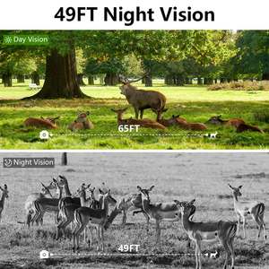 Trail Cam avec 8K Vidéo 60MP Images Vision Nocturne Activé par Mouvement Caméra Faune Étanche <span class=keywords><strong>pour</strong></span> la <span class=keywords><strong>Chasse</strong></span> <span class=keywords><strong>Surveillance</strong></span> à Domicile et Sec - Product Image 4